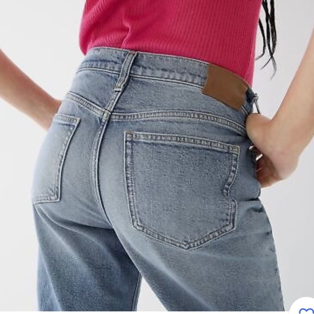J CREW 11"  High-Rise 90's Classic Straight Jeans BF691 Size 26 NWT $138